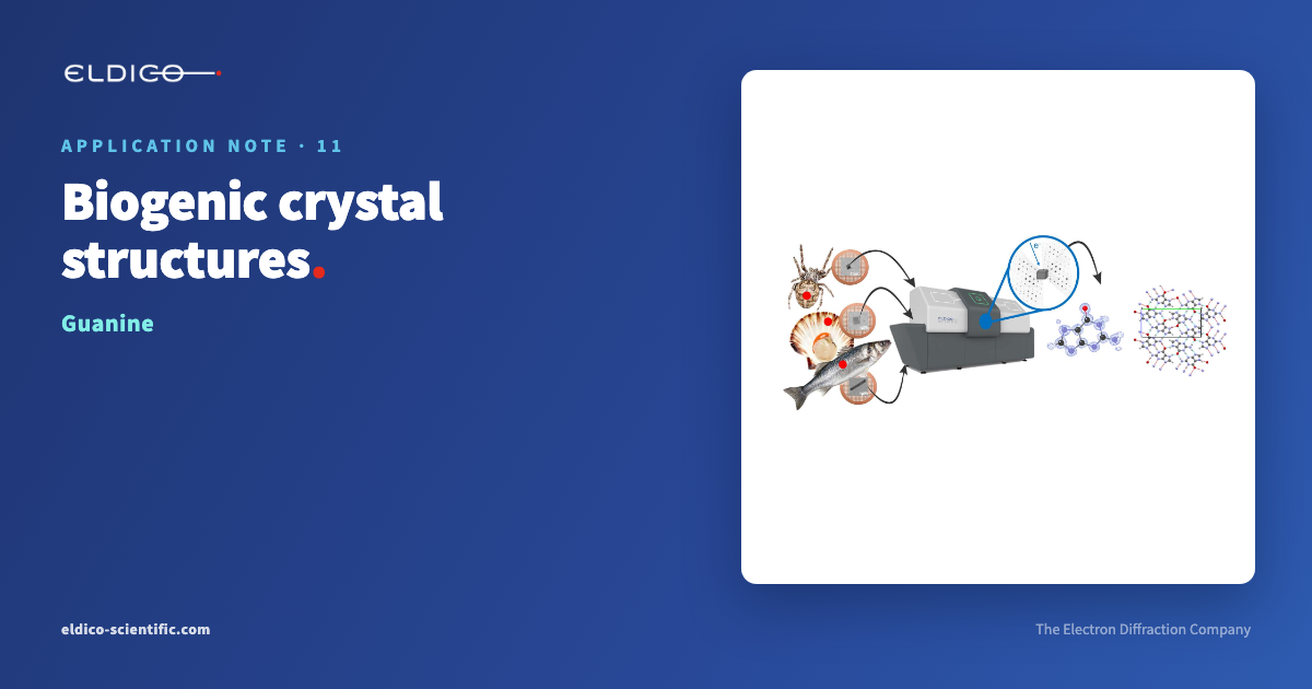 Application Note 11 – Biogenic crystal structure determination with 3D ED